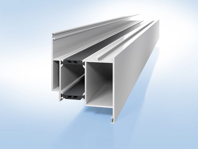 Profilo isolante anti-dilatazione per porte in alluminio