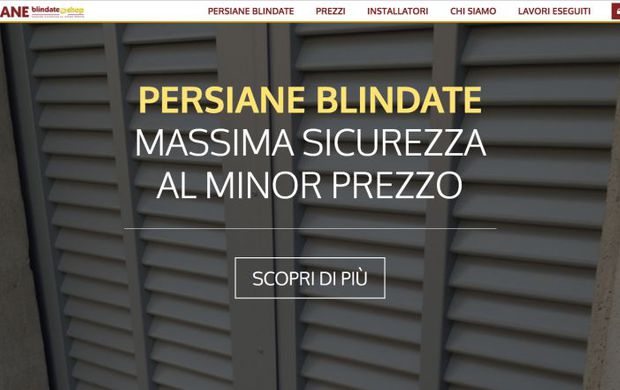 Persiane blindate: certificate, made in italy, e al minor prezzo ... Costo persiane blindate
