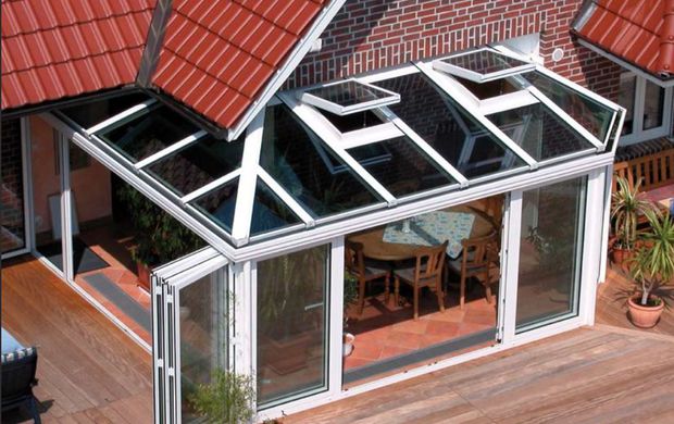 Giardini dinverno: la proposta ts aluminium guidafinestra Realizzazione giardini d inverno