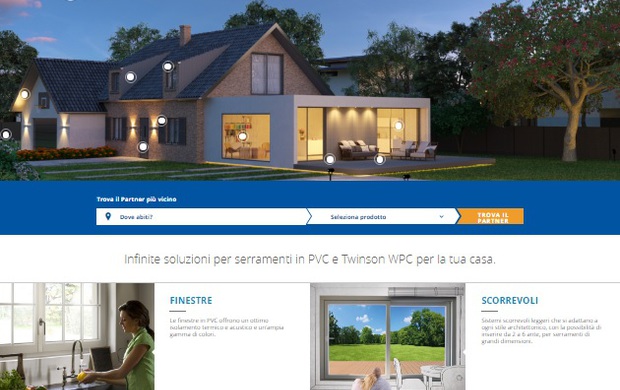 Nuovo sito web per Deceuninck Italia