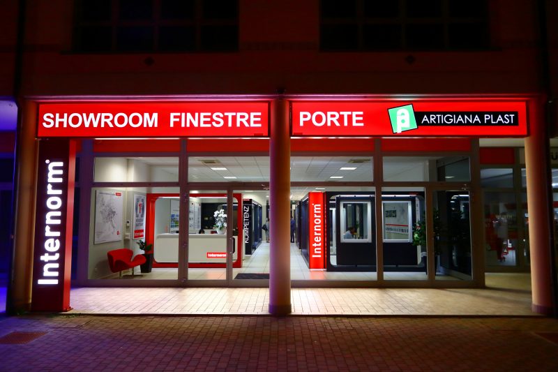 Finestre Internorm nel nuovo flagship store di Cesena