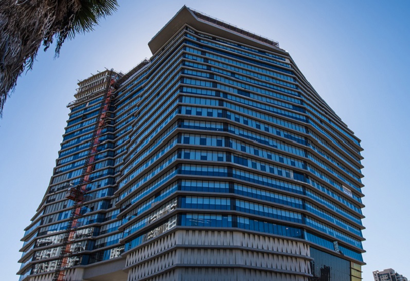 Facciata ventilata per la torre ToHA a Tel Aviv