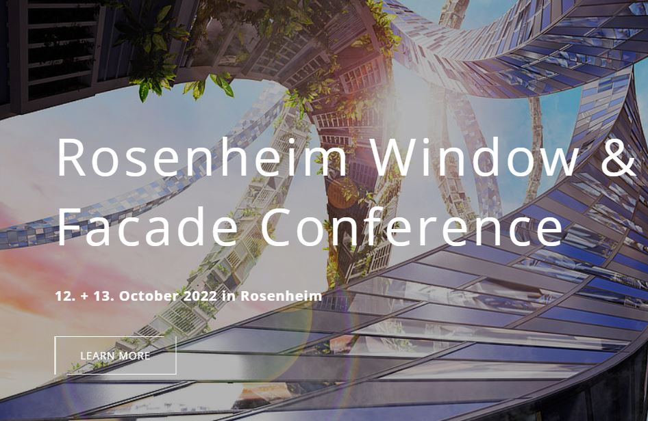 Rosenheim Window & Facade Conference 2022