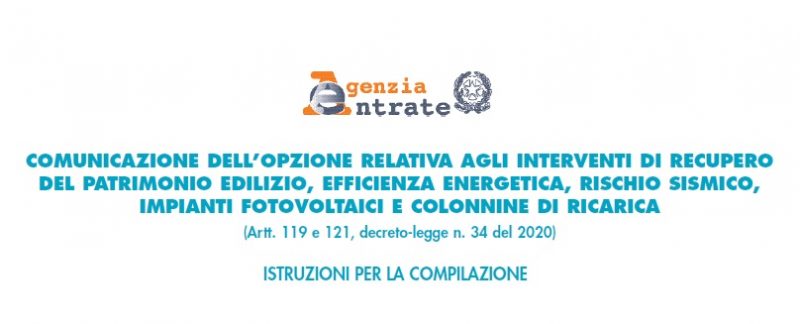 Cessione del credito per Superbonus ed Ecobonus
