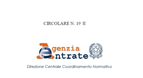 Circolare 19E su bonus edilizi e cessione dei crediti