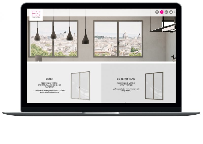 Show-room virtuale per ES Finestra, in collaborazione con Voilàp