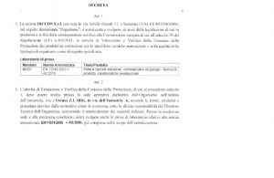 Decreto MISE IRCCOS