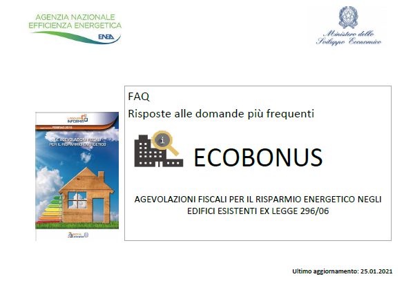 FAQ Ecobonus 2021 per Serramenti e Schermature. Che cambia?
