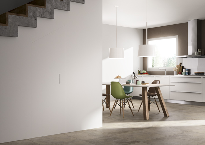 Skema, chiusura versatile filomuro di FerreroLegno