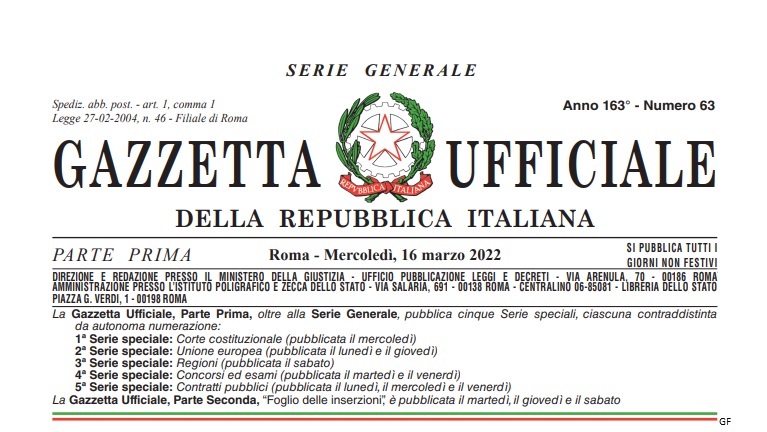 Costi Massimi Specifici dei prodotti edilizi. Decreto in Gazzetta