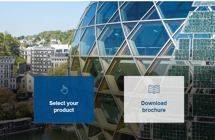 Scelta del vetro: Guardian Product Selector