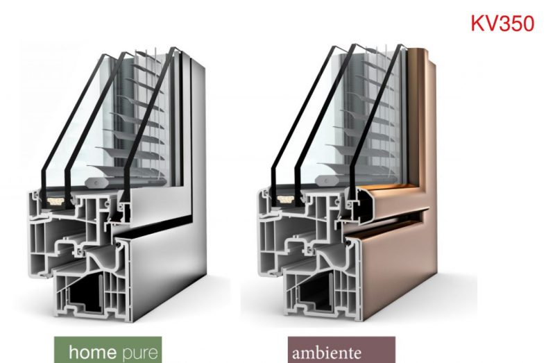 Finestre Pvc/Al: la nuova KV350 Internorm con oscurante integrato