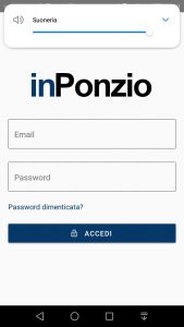 Schermata iniziale dell'app riservata ai serramentisti dell'AreaPonzio