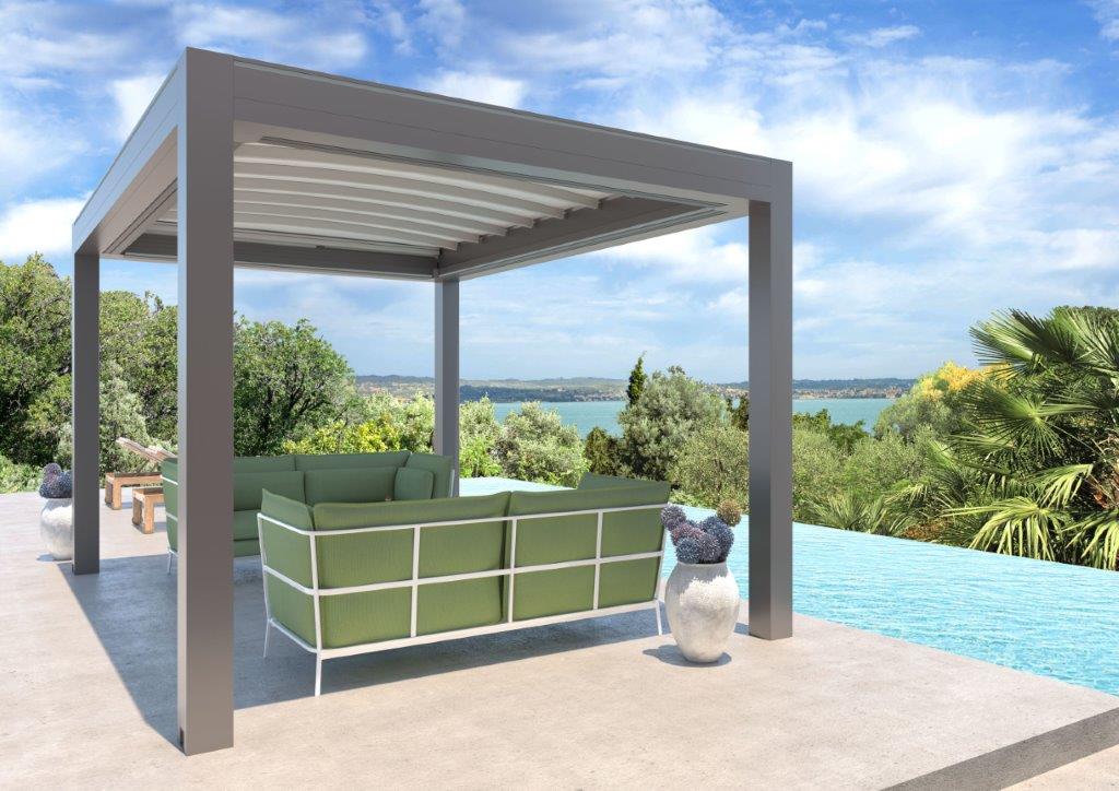 NUOVA PERGOLA GENNIUS ISOLA 3 DI KE OUTDOOR DESIGN