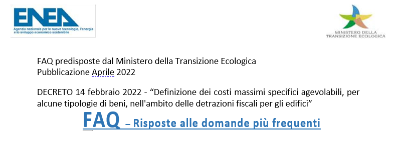 DM Costi Massimi. Sei FAQ dal MITE