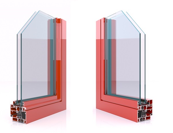 Finestre in alluminio MX 603 da Twin Systems