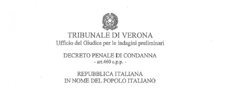 Marchio CE contraffatto di serramenti. Condanna penale