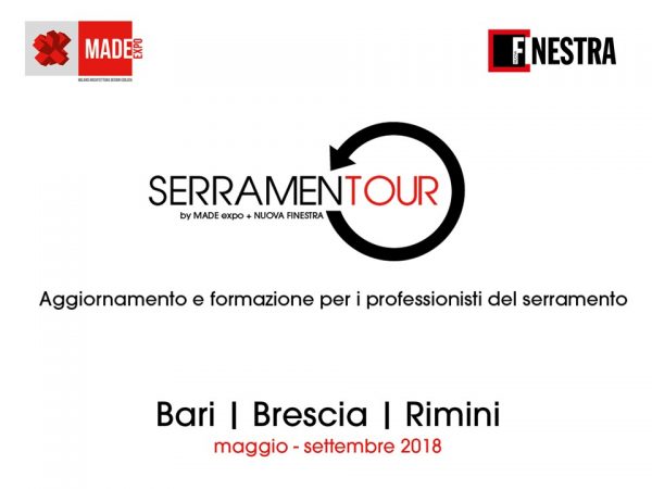 Aggiornamento e formazione. Al via il Serramentour