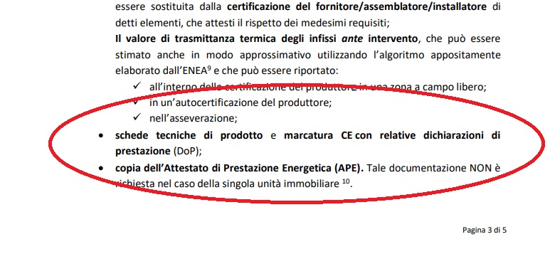 DoP e Marcatura CE per l’ecobonus infissi, precisa Enea