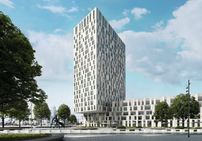 AF UDC 80 è il Sistema in Alluminio per Facciata a Cellule