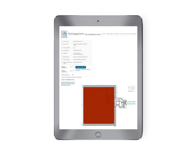 Software per la posa delle finestre. Da ift nuove funzionalità