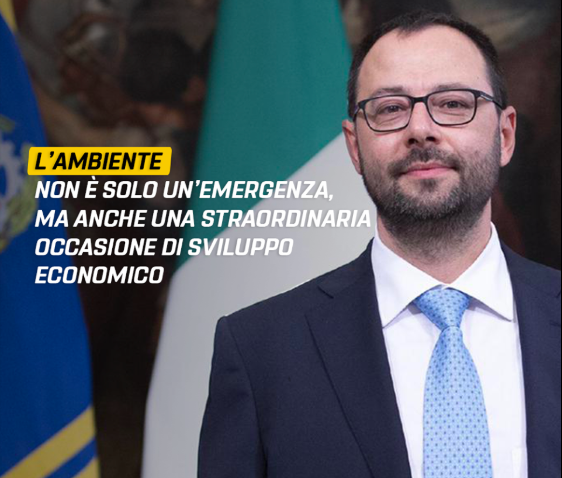 Il ministro Patuanelli: Ambiente, grande occasione di sviluppo