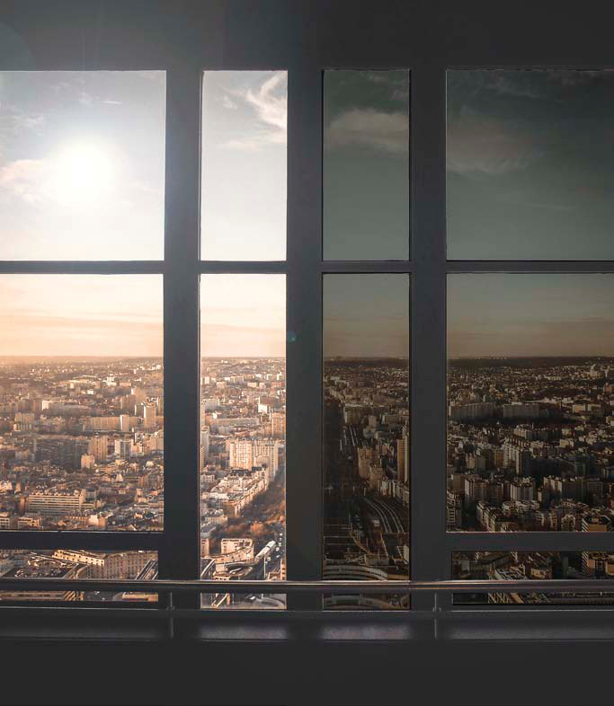 Pilkington Suncool™ Dynamic, vetro stratificato di sicurezza termocromico adattivo