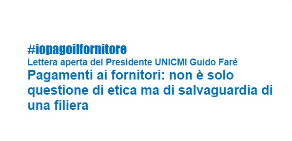 Faré, Unicmi: pagare i fornitori #infissicelafaremo