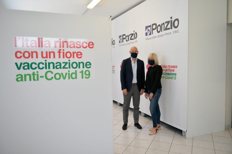 Vaccinazione in azienda. Ponzio diventa punto vaccinale