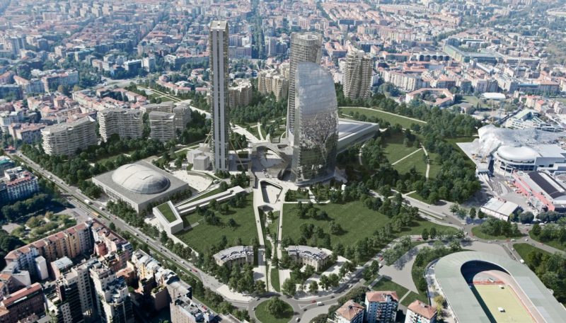A Focchi l’involucro della terza Torre a CityLife