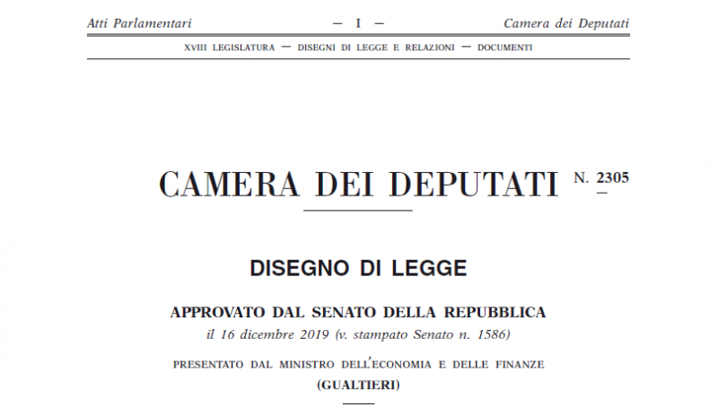 Lo sconto in fattura “sparisce” dalla Camera al Senato e poi risorge