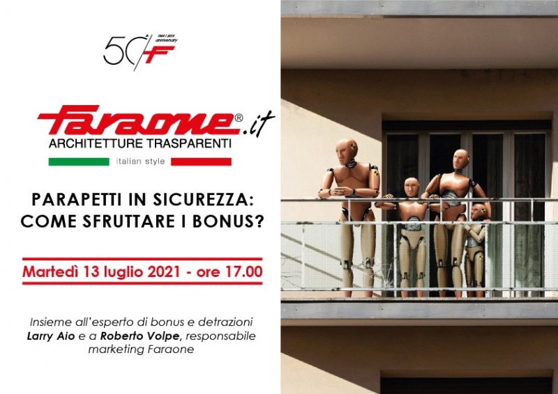 Parapetti in sicurezza: come sfruttare i bonus? Un webinar per scoprirlo insieme