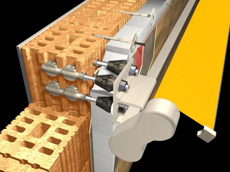 Sistema di fissaggio Thermax, per dire addio al ponte termico
