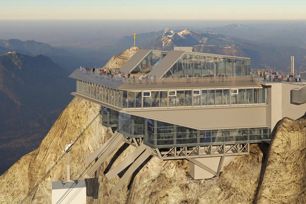 Facciate ad alta quota per la funivia Zugspitze