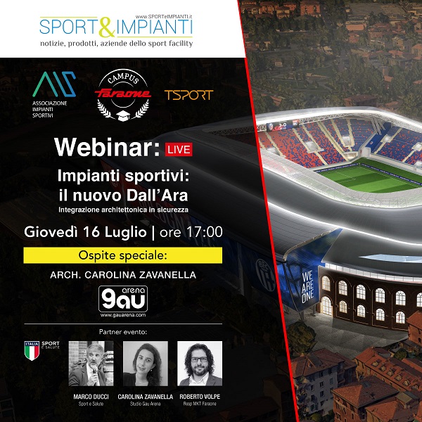 Webinair Faraone sugli impianti sportivi