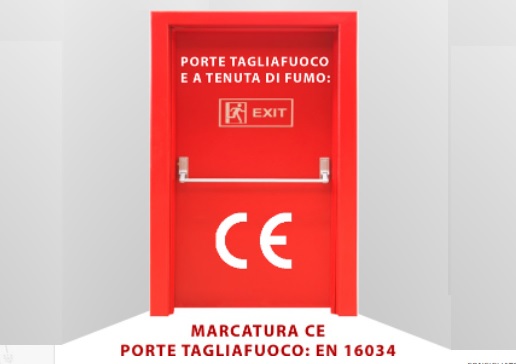 Porte tagliafuoco esterne senza marcatura CE. Sono da rimuovere!