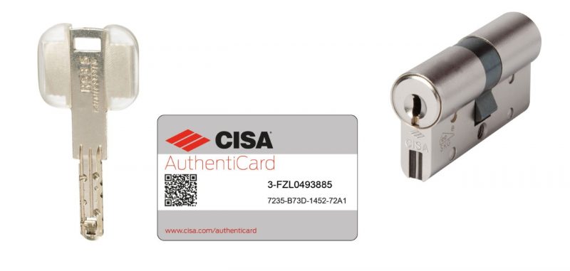 RS3 S New è il nuovo cilindro europeo CISA per il controllo delle duplicazioni chiavi